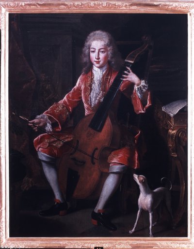 Portrait of Maximilien-Emmanuel, Chevalier de Baviere (1695-1747), son of Maximilian II Emanuel, Elector of Bavaria and his mistress Agnes Le Louchier by Louis de Silvestre